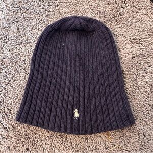 Ralph Lauren Navy Knit Beanie